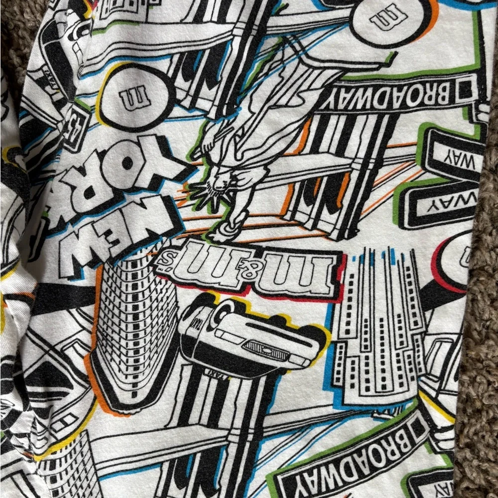 M&M World NYC Broadway Drawstring Pants Sz Small - Picture 3 of 4